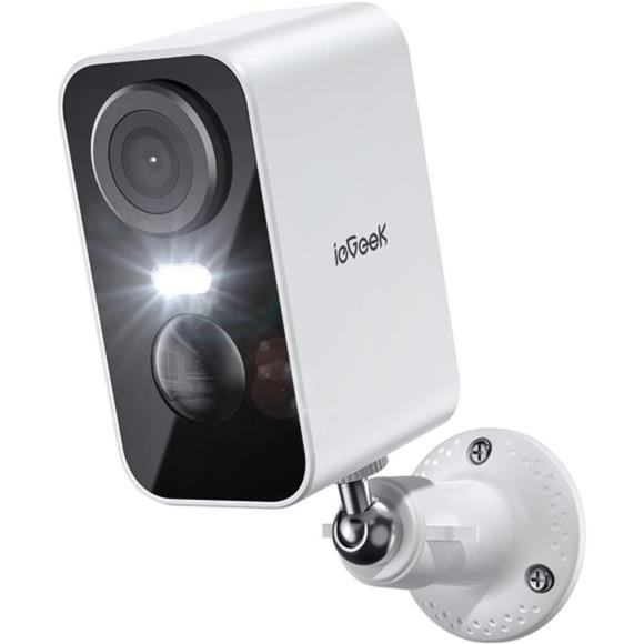 Security Cameras Wireless Outdoor, 2K 3MP Battery Powered WiFi Security Camera